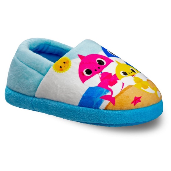 LIKE NEW BABY SHARK SLIPPERS - Picture 1 of 5